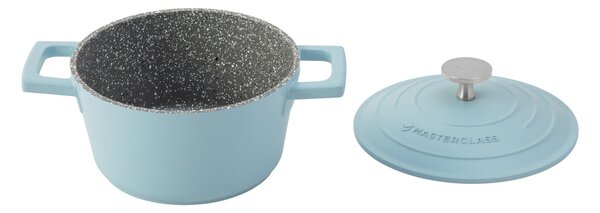Hrnec 20 cm 2,5 l MasterClass LightWeight nepřilnavý indukční pastelově modrý MCMCRD16SKY