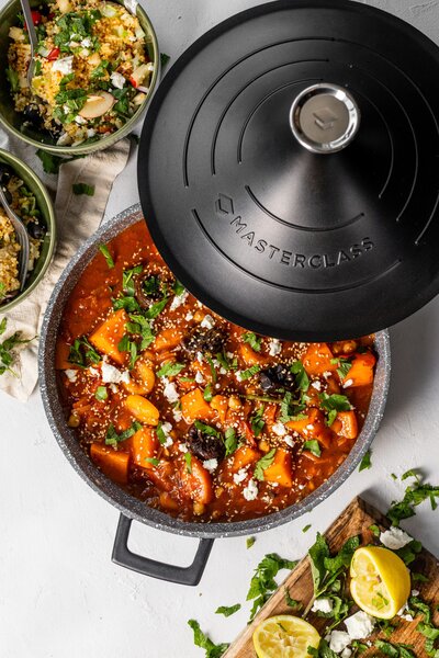 Tajine 28 cm MasterClass LightWeight 5 l indukční nepřilnavý černý MCMCTAGINE28