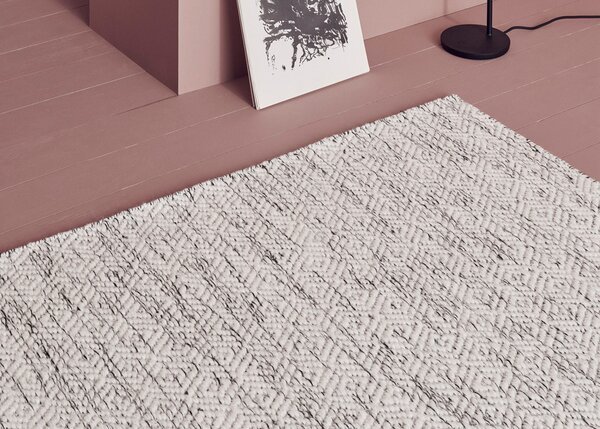 Linie Design Vlněný koberec Nyoko White Rozměr: 140x200 cm