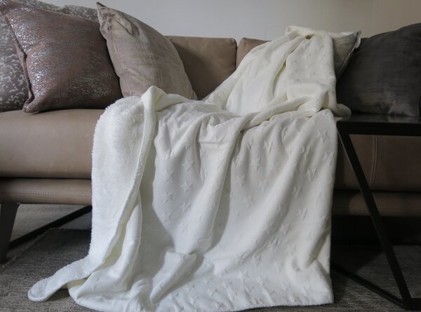 Textil Antilo Pléd Alegro White, bílý, 130x170 cm Rozměr: 130x170 cm