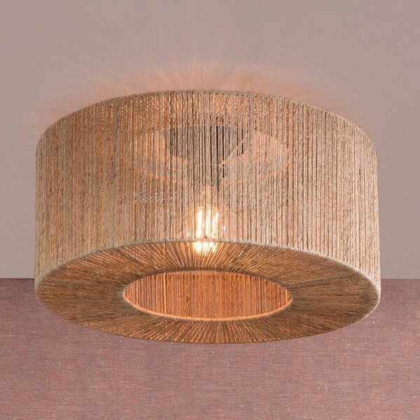 Good & Mojo GOOD MOJO Iguazu stropní světlo, Ø 50 cm, stmívatelný, Hnědá / rez, Obývací pokoj / jídelna, Design