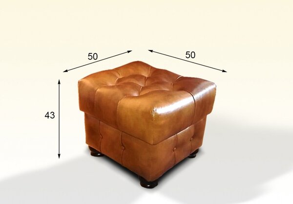 Taburet Chesterfield Windsor Cube