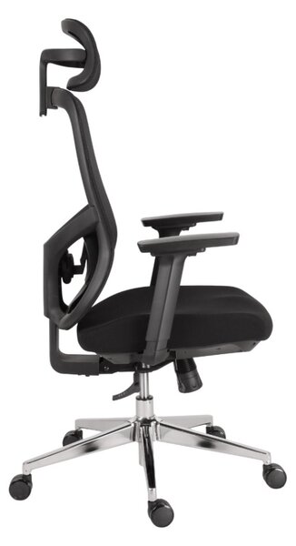 Kancelářská ergonomická židle Neoseat ALLY — černá, nosnost 150 kg
