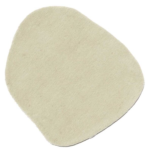 Nanimarquina Vlněný koberec Stones a Little Stones Tvar: Little Stone 7 – 70×80 cm, světle šedá