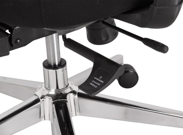 Kancelářská ergonomická židle Neoseat ALLY — černá, nosnost 150 kg