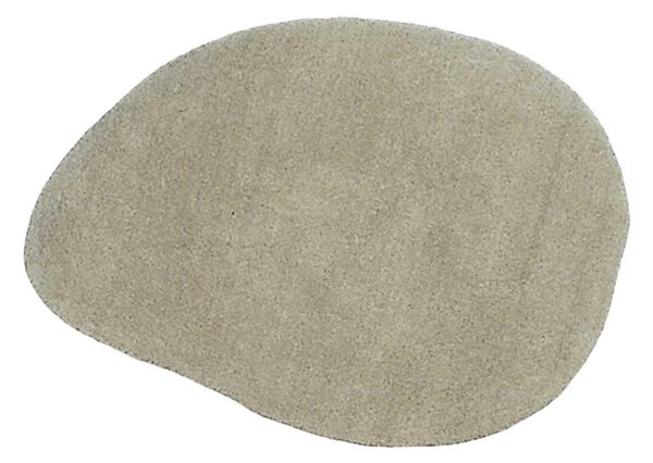 Nanimarquina Vlněný koberec Stones a Little Stones Tvar: Little Stone 7 – 70×80 cm, světle šedá