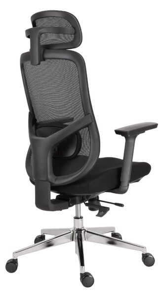 Kancelářská ergonomická židle Neoseat ALLY — černá, nosnost 150 kg