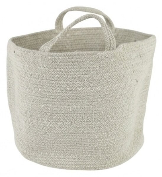 Úložný koš s uchy COTTON HAVEN 35x35 cm - více barev Barva: Světle šedá