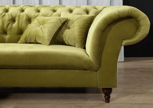 Pohovka 3M green Chesterfield Preston