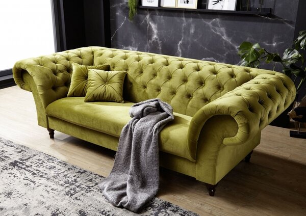 Pohovka 3M green Chesterfield Preston