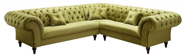 Rohová sedací souprava Chesterfield Preston Green