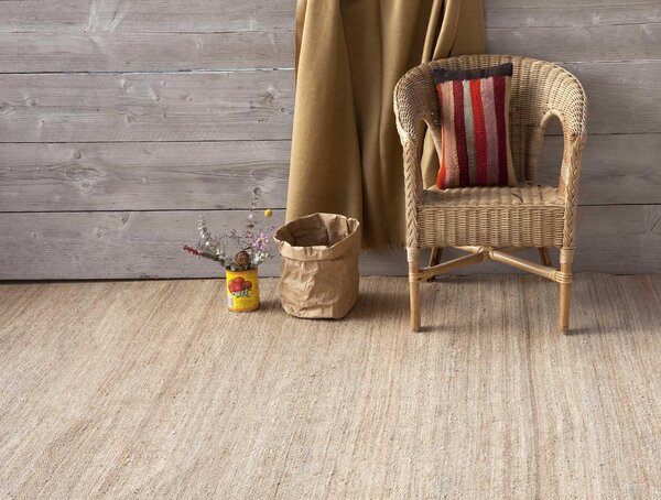 Nanimarquina Jutový koberec Vegetal, kolekce Natural Rozměr koberce: 170×240 cm, Barevnost: Vegetal black