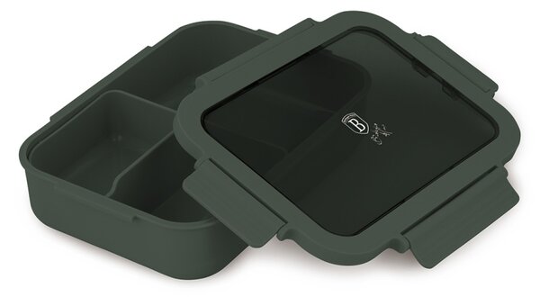 Přenosný box na svačinu dělený 1,3 l Matte Green Collection