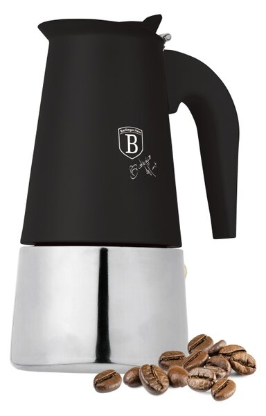 Moka konvička indukce 6 šálků Matte Black Collection