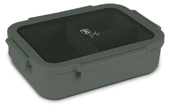Přenosný box na svačinu dělený 1,3 l Matte Green Collection