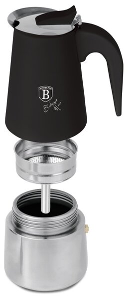 Moka konvička indukce 6 šálků Matte Black Collection
