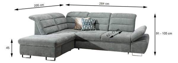 Roma Armrest rohová sedací souprava