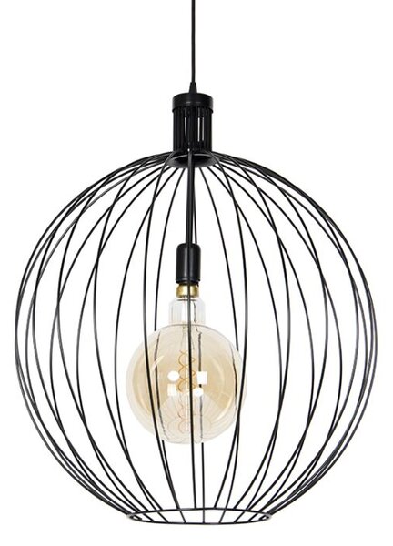 Závěsné designové svítidlo do obývacího pokoje Wirren 60 Nero (LMD)