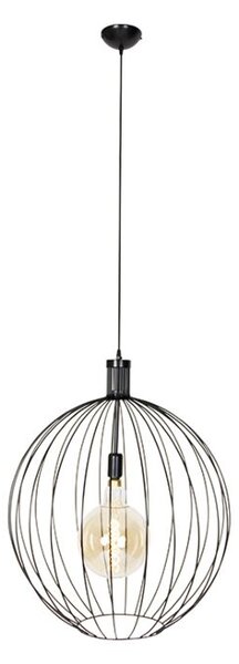Závěsné designové svítidlo do obývacího pokoje Wirren 60 Nero (LMD)