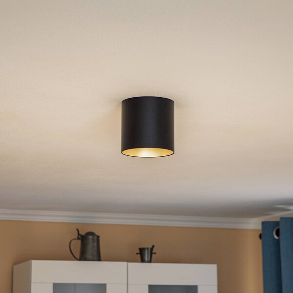 Nowodvorski Lighting Downlight Point Tone, černá/zlatá, stmívatelný, Černá, Obývací pokoj / jídelna, kov, Moderní
