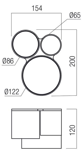Redo Stropní LED svítidlo HERA, 31W, š. 20 cm, CCT 2700-3000K Barva: Bílá