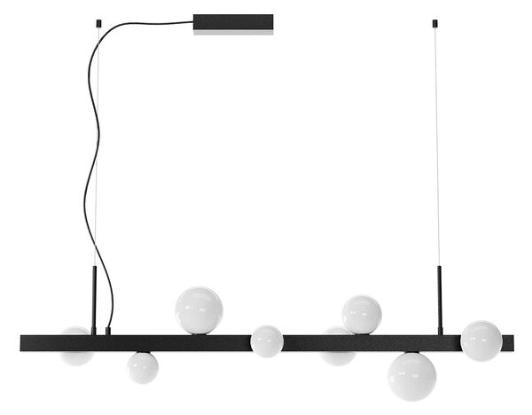 Redo Závěsné lineární LED svítidlo GOJI, 47W, š. 119,3 cm, 3000K TRIAC Barva: Černá