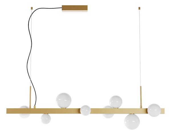 Redo Závěsné lineární LED svítidlo GOJI, 47W, š. 119,3 cm, 3000K TRIAC Barva: Černá