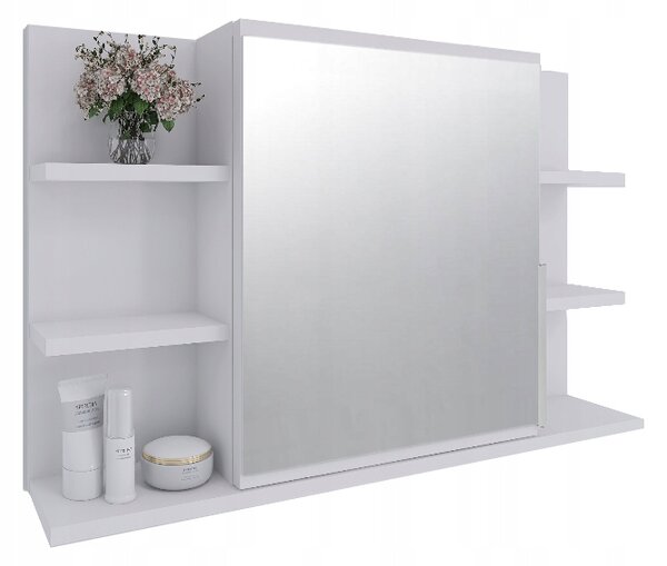 Koupelnová skříňka Better Home bílá matná se zrcadlem 80x50 cm
