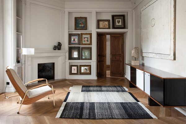 Nanimarquina Koberec Tres Black Rozměr: 170x240 cm