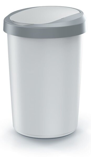 Prosperplast Odpadkový koš COMPACTO 40 L popelavý/světle šedý