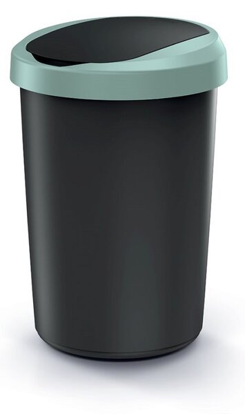 Prosperplast Odpadkový koš COMPACTO 40 L černý/zelený