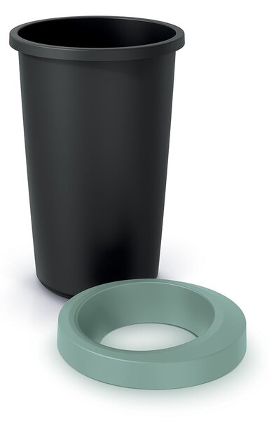 Prosperplast Odpadkový koš COMPACTO světle zelený/černý, varianta 25 l