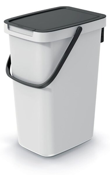 Prosperplast Odpadkový koš Select 12 L popelavě šedý/černý
