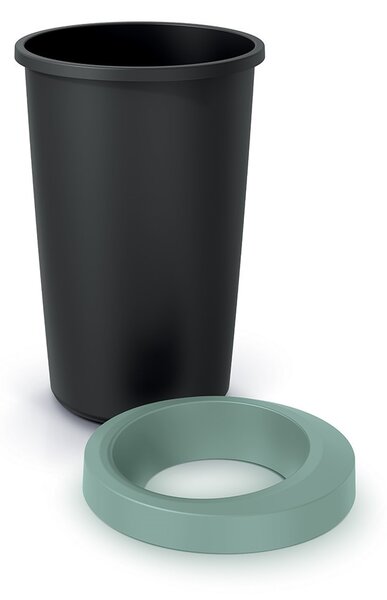 Prosperplast Odpadkový koš COMPACTO světle zelený/černý, varianta 25 l