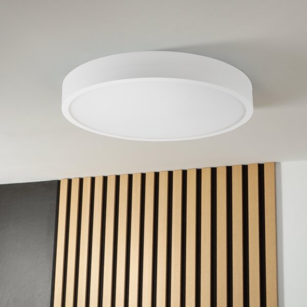 Stropní svítidlo NATURAL 5xE27/15W/230V pr. 47,5 cm borovice/bílá