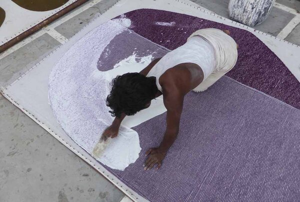 Nanimarquina Vlněné koberce Cal, "mobily" Barva: Purple (purpurová), Rozměr: 90x120 cm