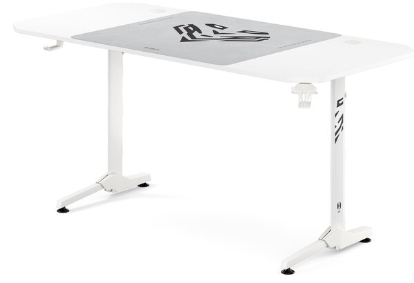 Bílý herní a kancelářský stůl X-Mate 160 x 75 x 75 cm – Doablo Chairs