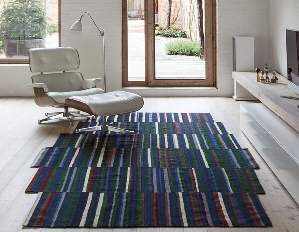 Nanimarquina Koberec Lattice Blue Rozměr: 80x130 cm