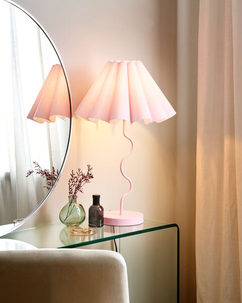 Stolní lampa MASUMU Růžová