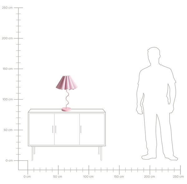 Stolní lampa MASUMU Růžová