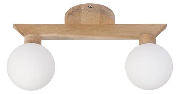 Přisazený lustr ANTONIO 2xG9/5W/230V dub/bílá