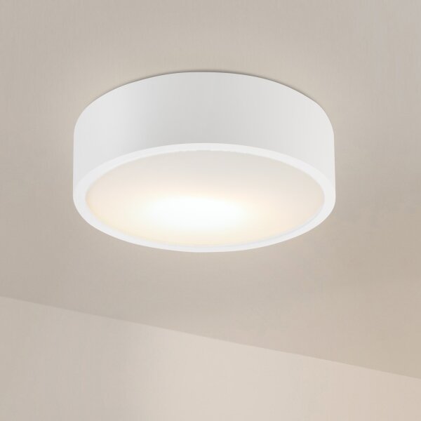 Stropní svítidlo NATURAL 1xE27/15W/230V pr. 27,5 cm borovice/bílá