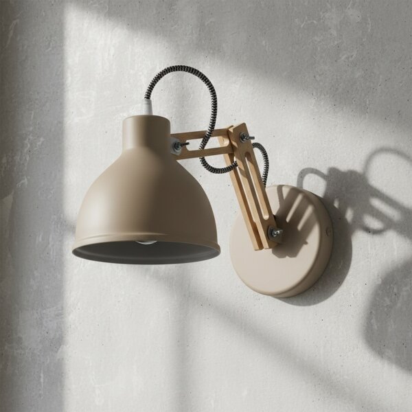 Nástěnná lampa MARCELLO 1xE27/15W/230V béžová