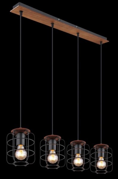 Globo 54037-4H - Lustr na lanku WILLA 4xE27/40W/230V