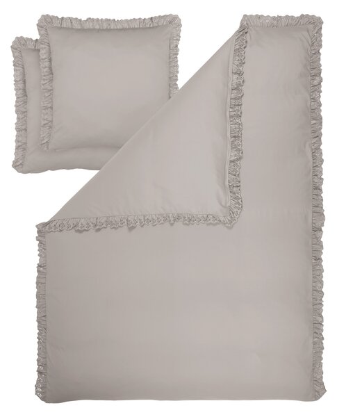 Livarno® Ložní povlečení z mikrovláknitého saténu, 220 x 240 cm, 70 x 90 cm (šedá) (100406850002)