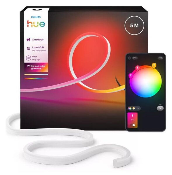 Philips -LED RGBW Stmív. venkov. pásek Hue NEON 5m LED/30W/230V 2200-6500K IP67
