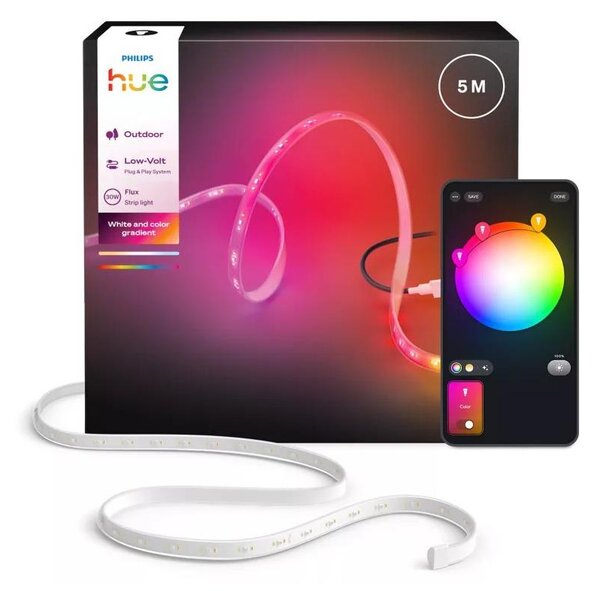 Philips - LED RGBW Stmív. venkov. pásek Hue FLUX 5m LED/30W/230V 2200-6500K IP67
