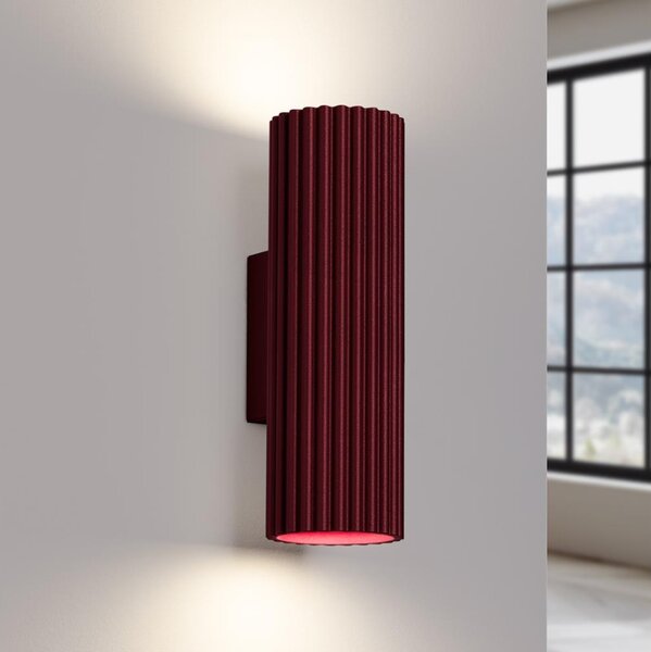 Brilagi - LED Nástěnné svítidlo CRESTO 2xGU10/10W/230V 20 cm burgundy
