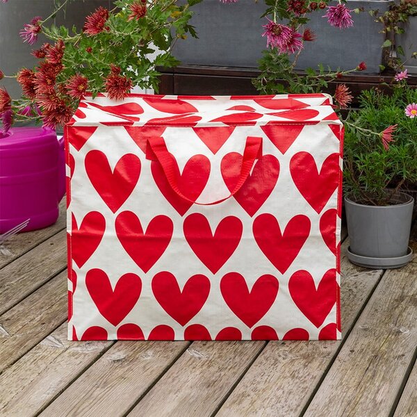 Úložný box na oblečení z recyklovaného plastu 58x28x48 cm Hearts – Rex London