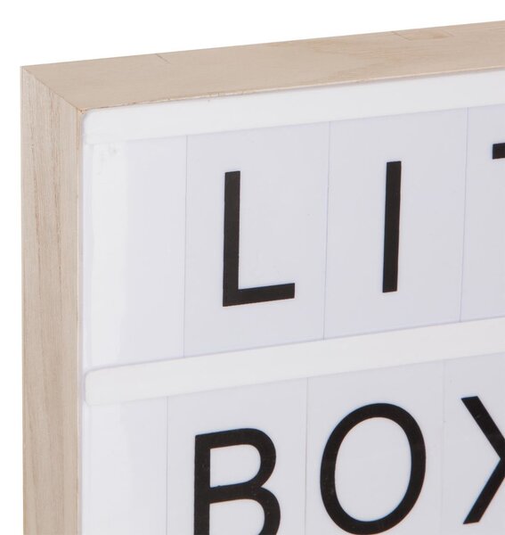 Dřevěné svítidlo A4 Lightbox